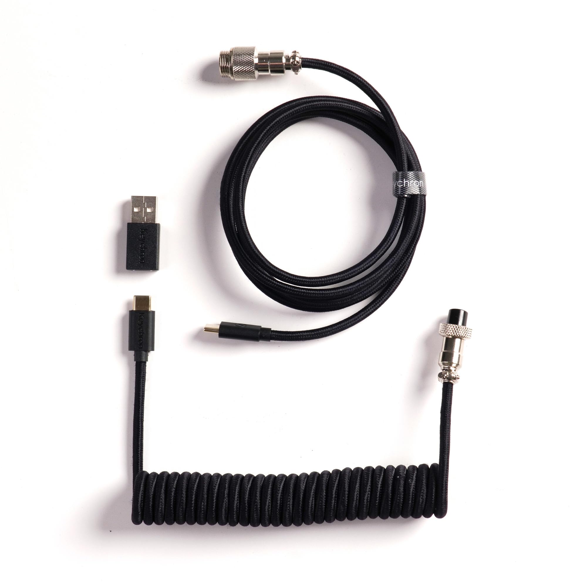 Amazon.com: Keychron Custom Coiled USB-C Cable with 5-Pin (GX12
