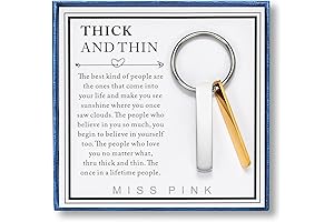 Through Thick and Thin Keychain