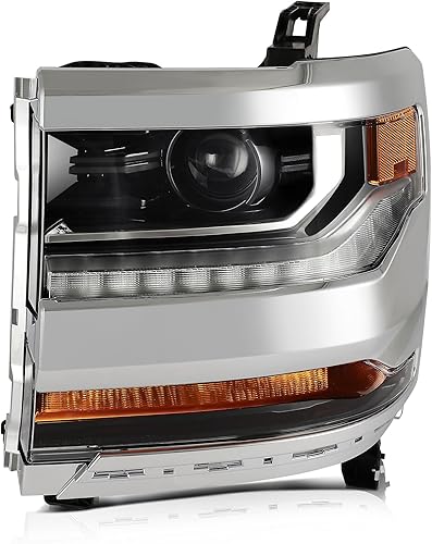 LBRST Headlight Assembly Fit 2016-2018 for Silverado 1500, 2