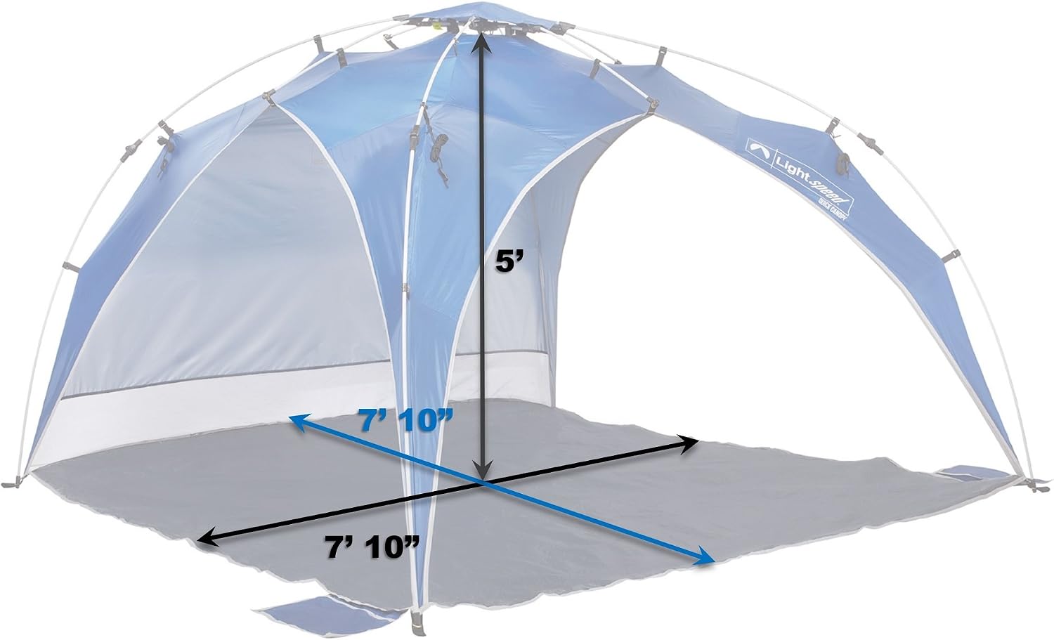 Lightspeed Outdoors Quick Canopy Instant Pop Up Shade Tent