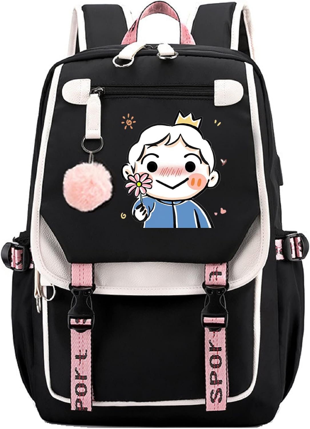 ISaikoy Anime Ranking of Kings Backpack Satchel Bookbag Daypack School Bag Shoulder Bag Style14