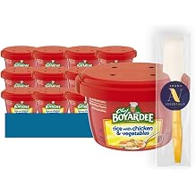 Chef Boyardee - Lavinia Essentials Bundle 16- Pack of Rice with Chicken & Veggies Microwavable 7.5 oz Cups + 1 Utility Prop