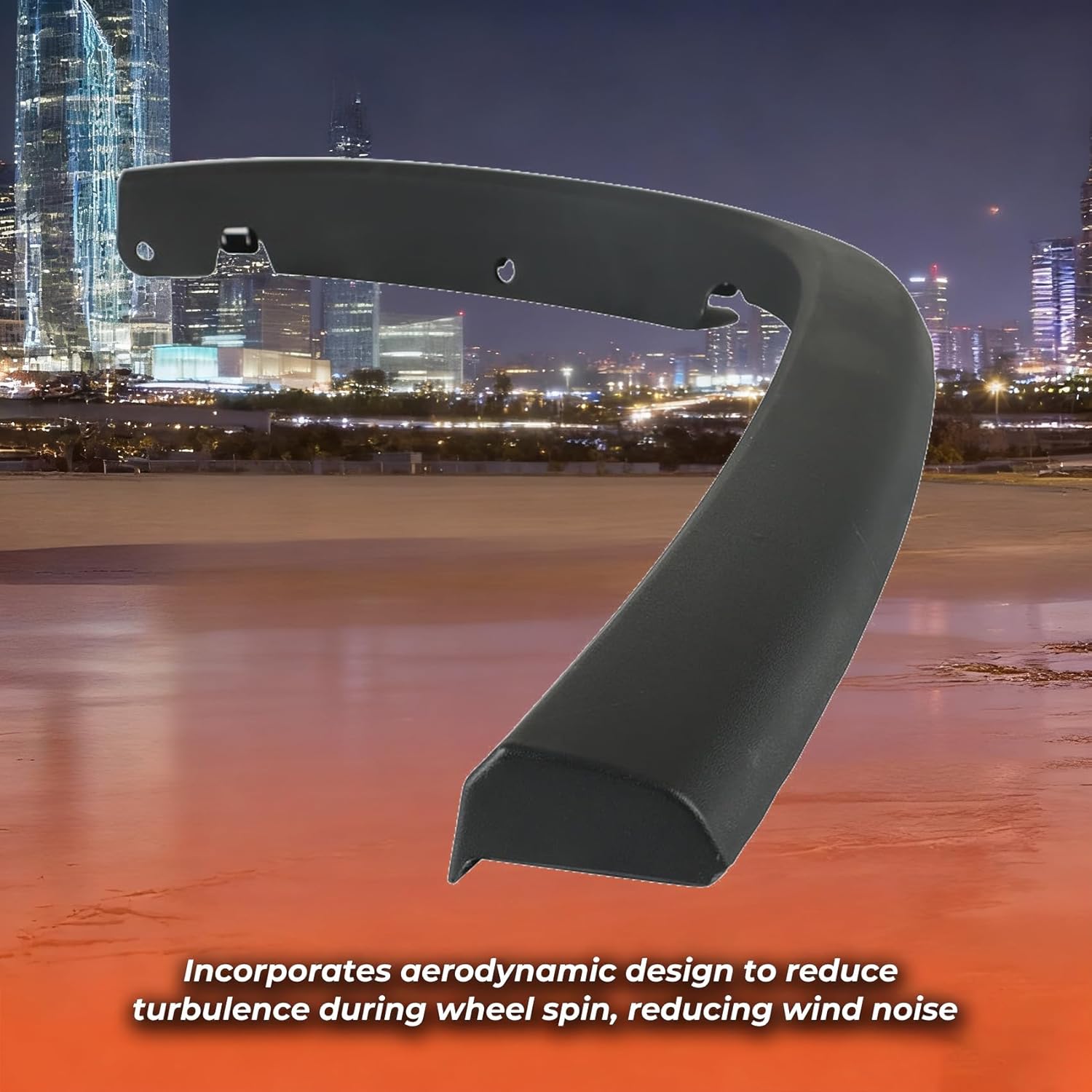 WFLNHB Rear Right Side Fender-Flares Wheel Arch Molding Replacement for Chero-kee 2011-2021 CH1791103 1MP34RXFAH