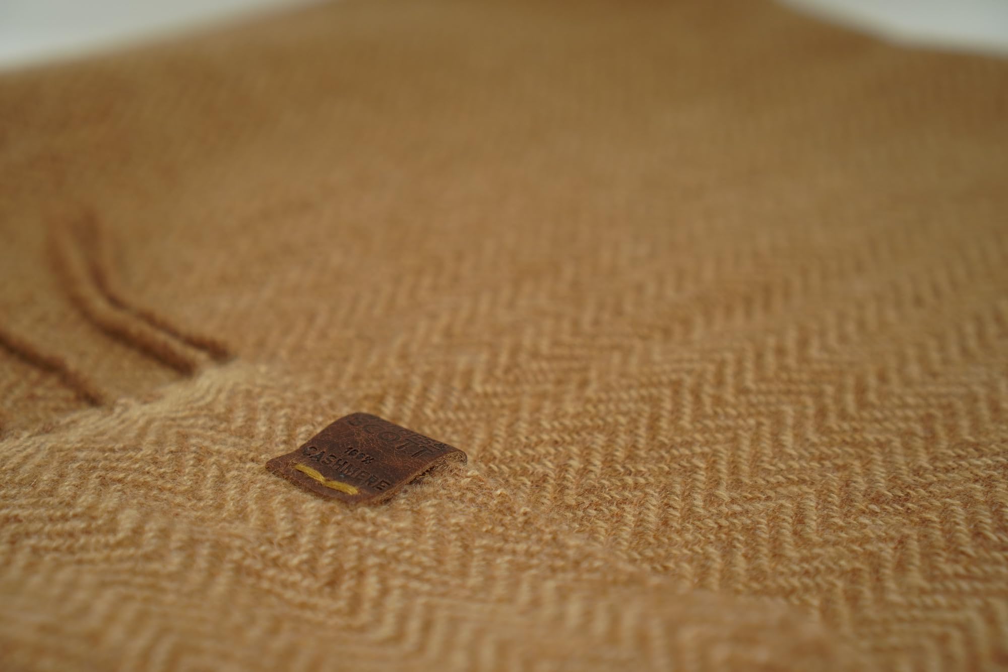 Coperta 100% Cashmere Borges & Scott - Plaid Multi-patch Morbido, 140x160cm, Confezione Regalo - Foto 5