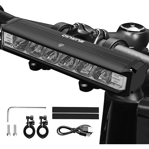 Super Bright LED Bike Light, USB Rechargeable Bicycle Headlight, Waterproof Bike Headlight, Waterproof Bike Headlight,Daytime Running Light,MTB Off-Road Cycling Commuting