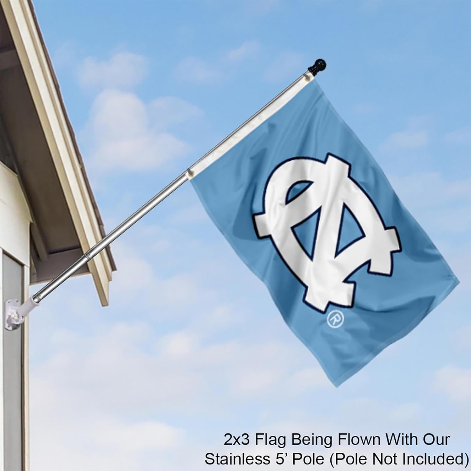 UNC Tar Heels Small 2x3 Foot Flag - Image 3
