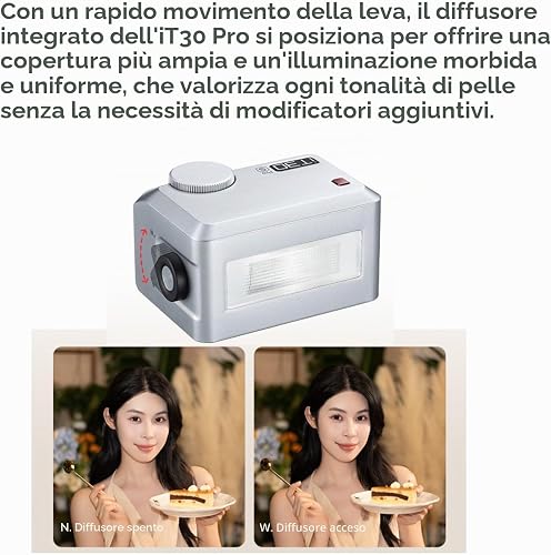 GODOX IT30PRO F IT30PRO-F TTL Flash pour FUJIFILM CAMERIE, GN15 1.5S Temps de Recyclage, 560 Floch Flash, 1/8000 HSS, 2,4g Wireless, 2,8 ″ Full Color Streedlight (Noir) - 6
