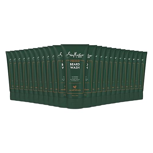Vista 14 de SheaMoisture Lavado de barba para barbas completas - Aceite de maracuja y manteca de karité para limpiar y refrescar profundamente - 6 onzas