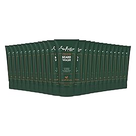 SheaMoisture Beard Wash for a Full Beard Maracuja Oil & Shea Butter to Deep Clean and Refresh Beards 6 oz (Pack of 24)