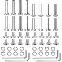 16 PCS Inline Skate Wheel Screws, 6mm OD 30mm & 35mm Hex Axle Set