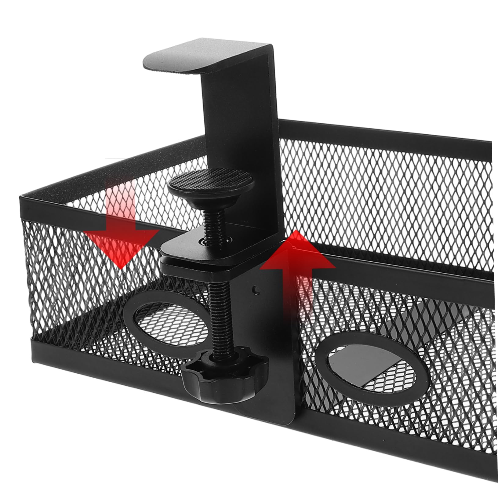 Schreibtisch-organizer Aus Metallgeflecht Stiftehalter-ablage Für Schreibtisch Vielseitig Für Büro Küche Haushalt Aufbewahrung Von Stift Make-up Kleinigkeiten Ohne Bohren