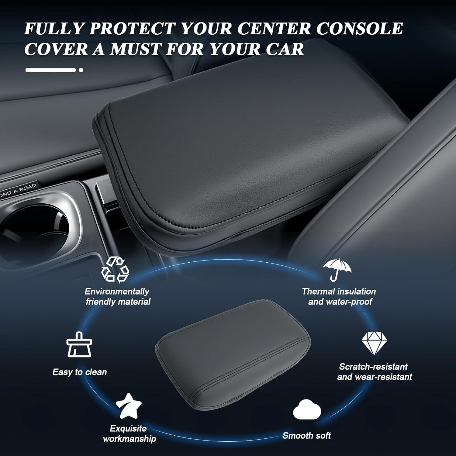 BIBIBO for 2026 Subaru Outback Center Console Cover 2026 Subaru Outback Arm Rest Cover,2026 Outback Armrest Protector,2026 Outback Armrest Accessories