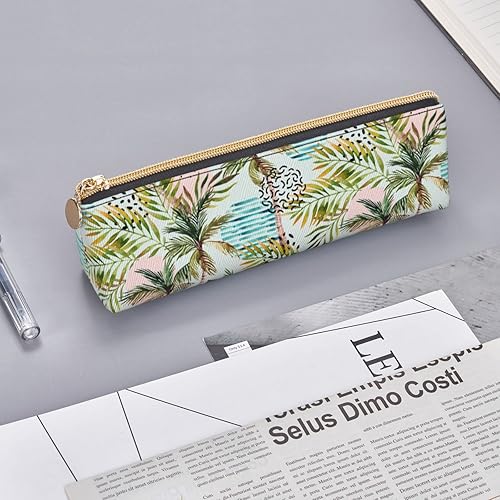 Miniatura 38 de Lindo estuche para lápices de gato, bolsa triangular rosa delgada, bolsa de maquillaje kawaii, bolsa de maquillaje para lápices, bolsa de cosméticos