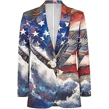 Mens Long Sleeve Blazer Suit Jacket Sports Coat Casual Business Dress Suit One Buttons with Pocket S-5XL