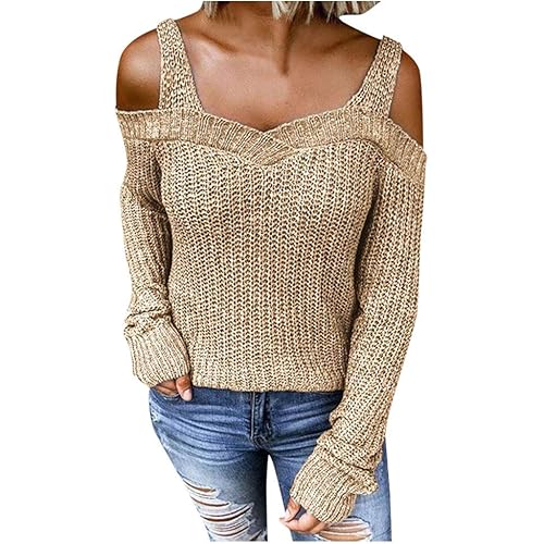 Fudule Women's Pullover Sweaters,Lightweight V Neck Pullover Color Block Hoodie Striped Hollow Out Sweater Knit Blouse