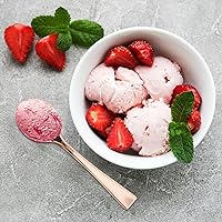 Vista 8 de YARNOW Mini cucharas desechables de oro rosa, 24 cucharas pequeñas de plástico para postre para tartas, tarros de helado, fiestas y uso diario, 3.85