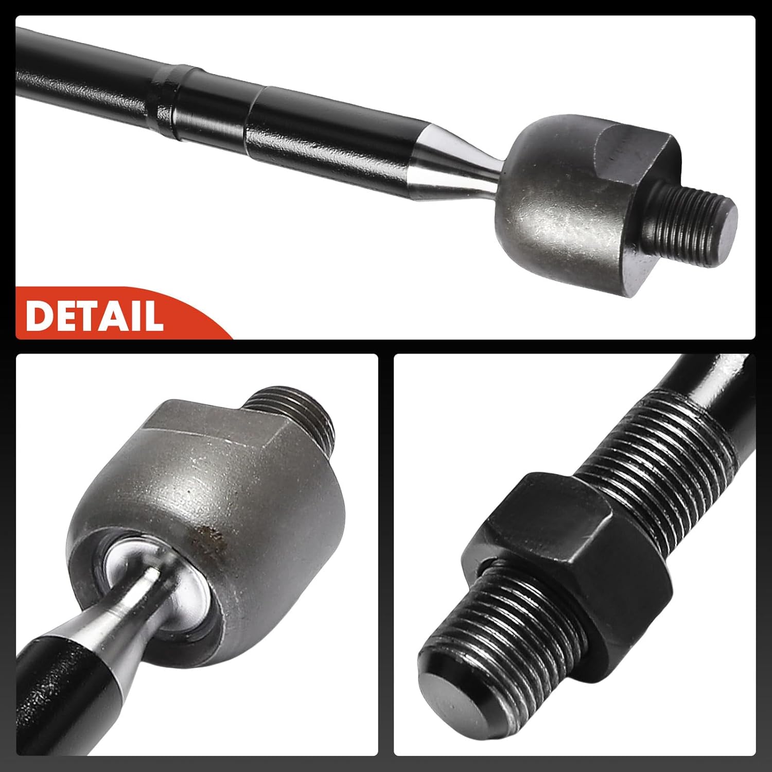 A-Premium 2 x Front Inner Tie Rod Ends, Compatible with Hyundai Venue 2020 2021 2022 2023 2024