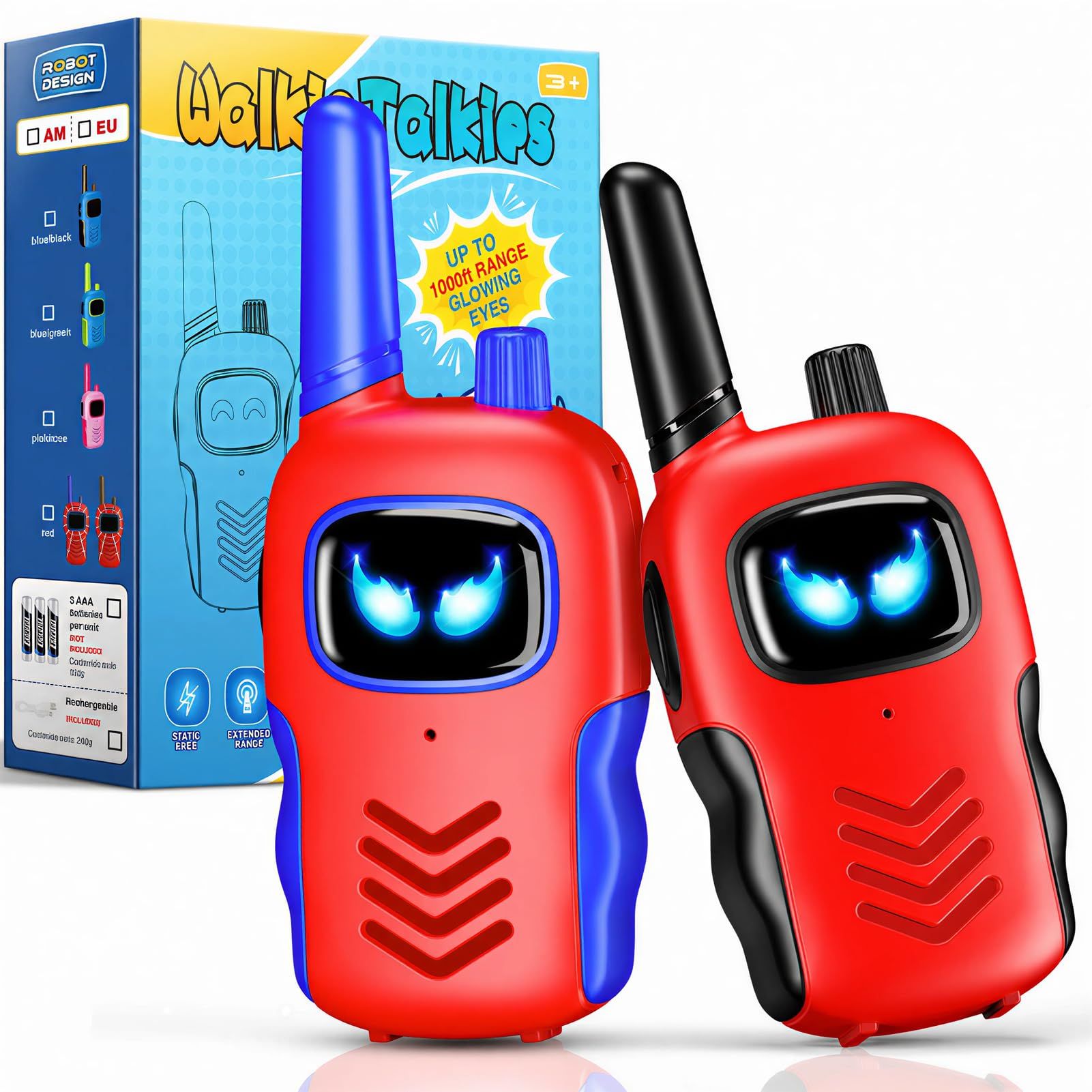 Toyokid Walkie Talkie Bambini  Gioco Bambino 3 4 5 6 7 8 9 10 Anni Maschio Regalo Bimbo Bimba 3-12 Anni Giochi Bambini 3-12 Anni Giocattoli Giochi da Esterno per Bambini Regali di Pasqua