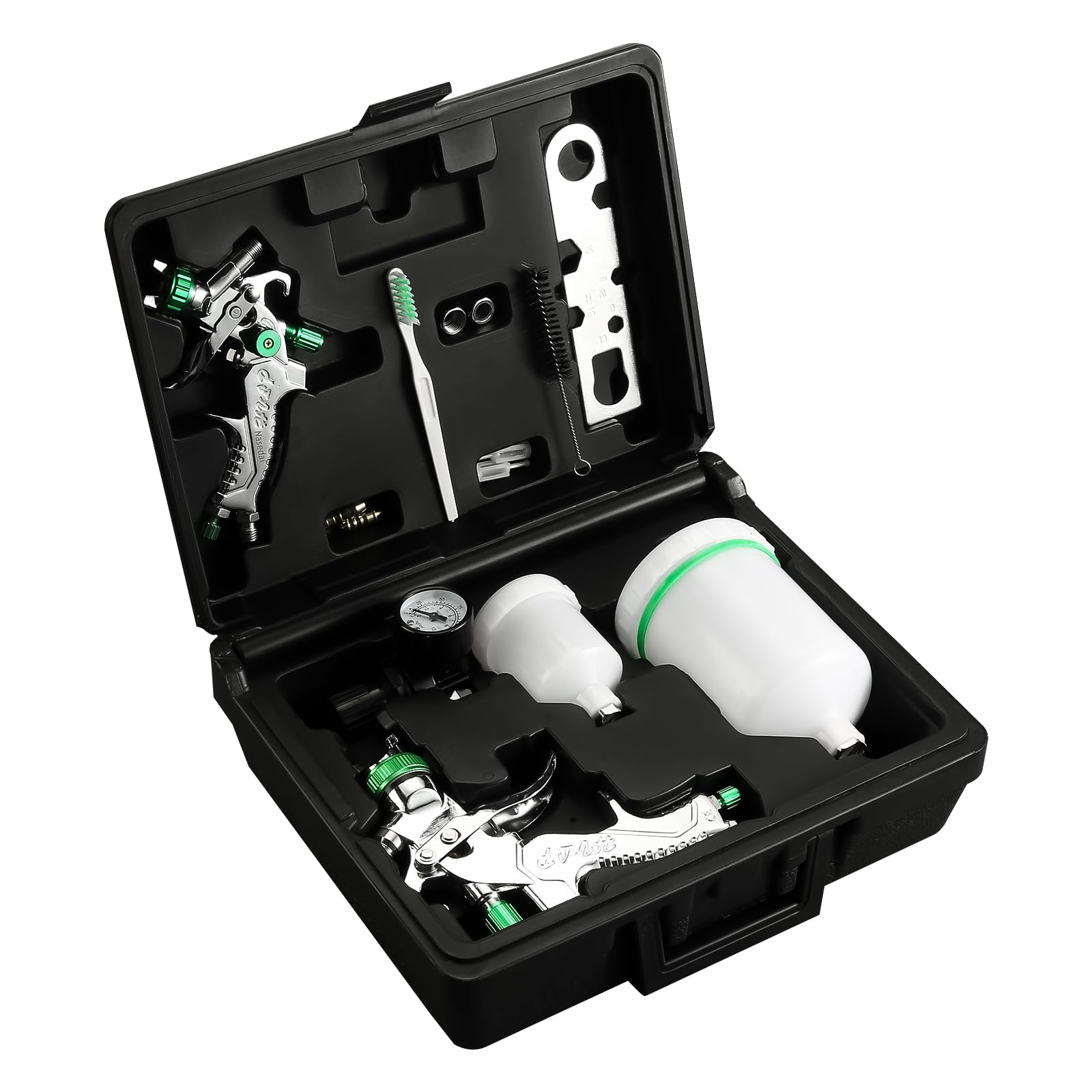 nasedal HVLP 2-Piece Spray Gun Kit