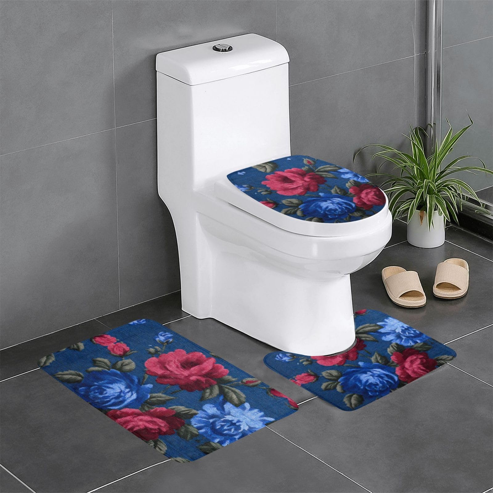 Tapis de salle de bain lavable et antidérapant pour éviter les glissades