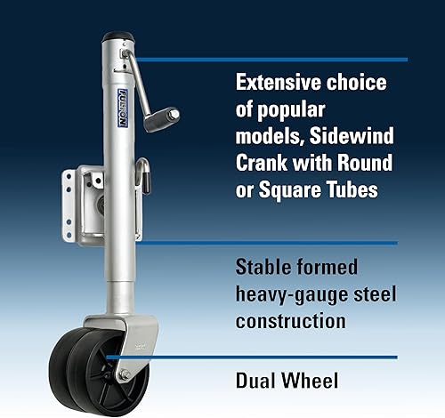 Miniatura 2 de Gato hidráulico para remolques Fulton XPD15L 0101 de 1500 libras con doble rueda Capacidad