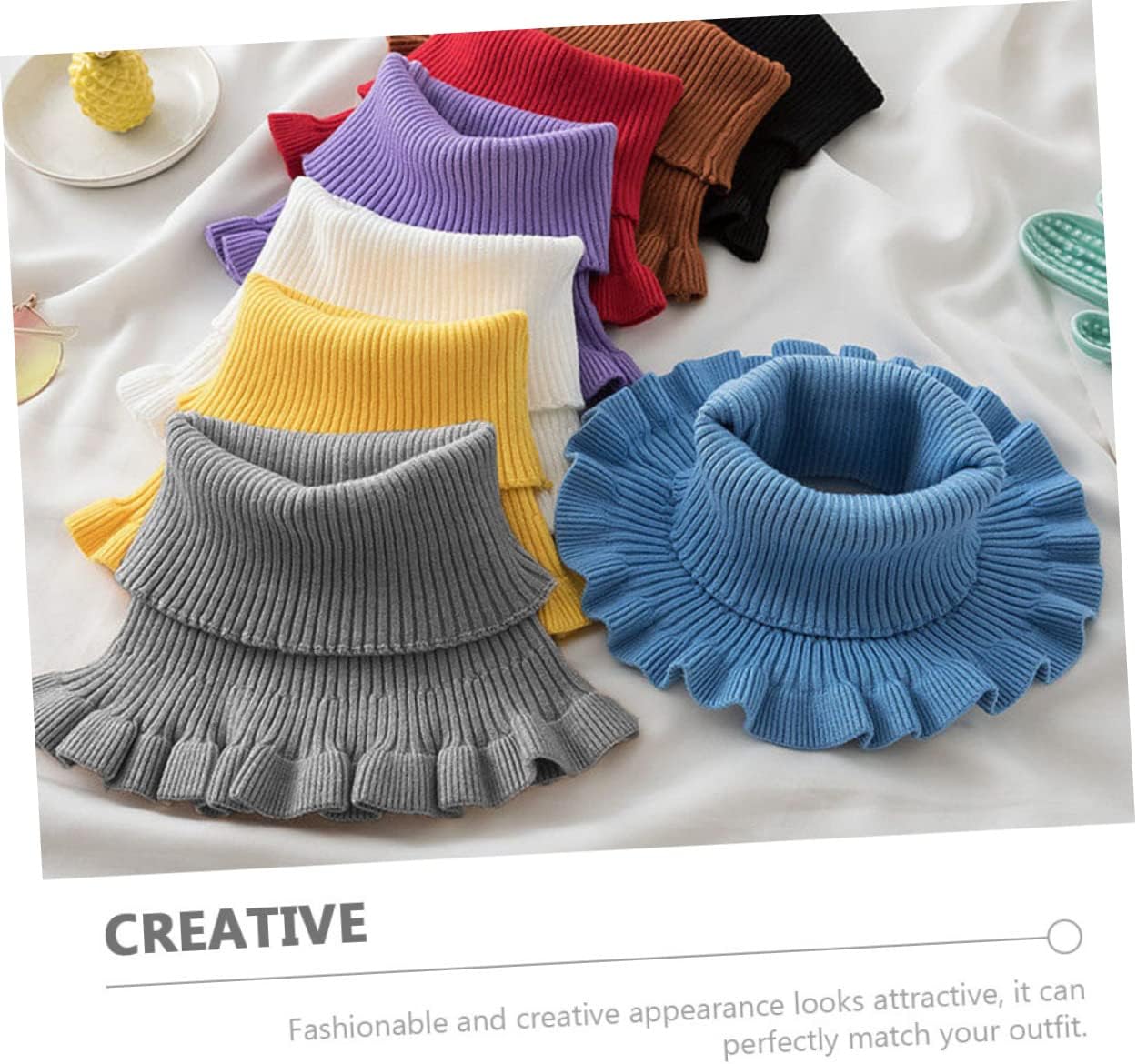 Winter Neck Gaiter for Men and Women Warm Cashmere Neck Sleeve for Daily Use Portable Cold Weather Accessory