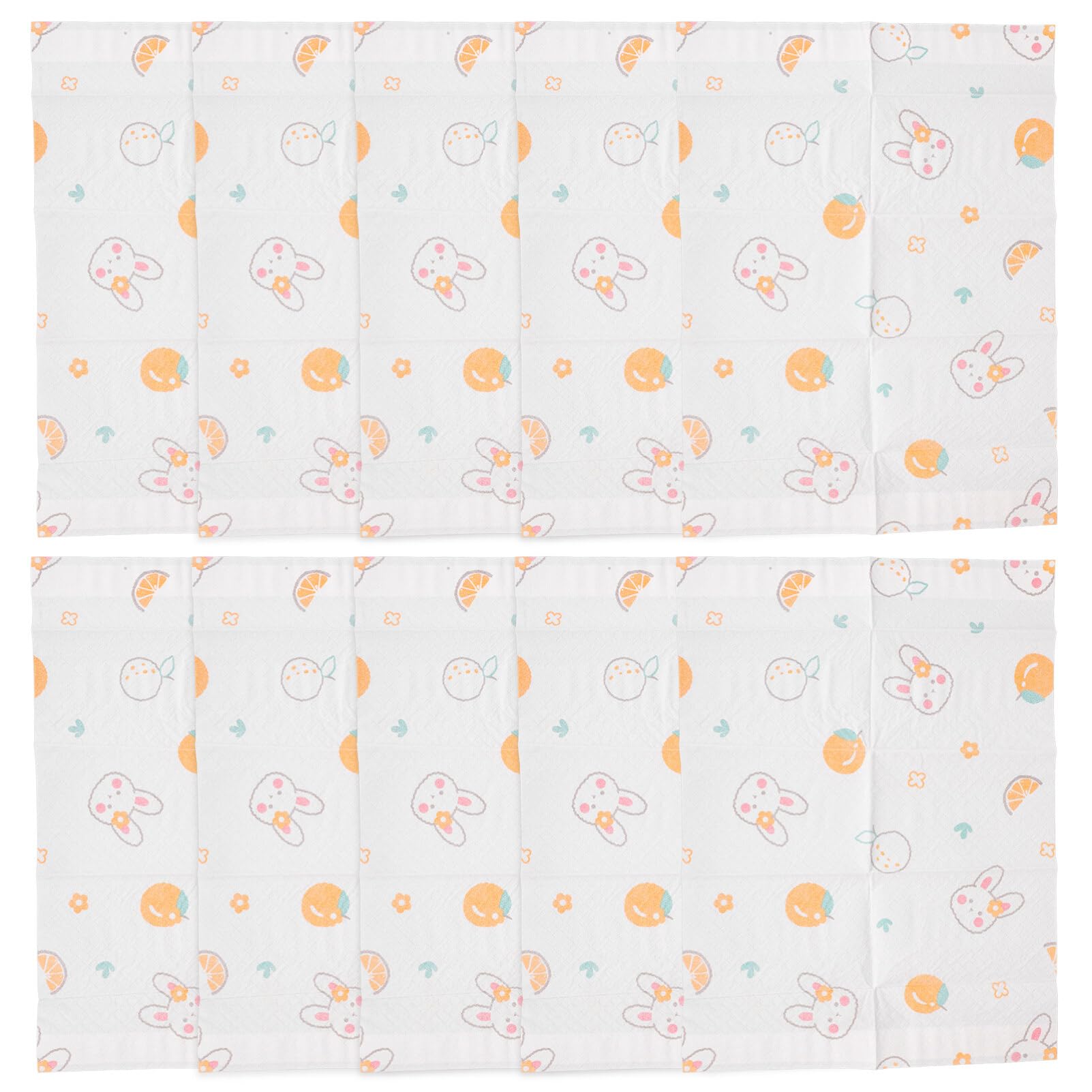 Cabilock Disposable Placemats for Baby 10pcs Restaurant Table Mats Sticky Place Mat Toddler Baby Placemat for Restaurants, Dining, and A