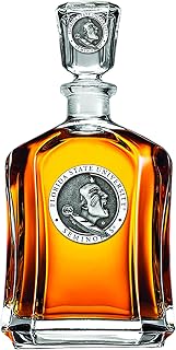 Heritage Pewter Florida State Capitol Decanter | 24 OZ Whiskey Decanter for Liquor with Airtight Stopper | Expertly Crafted Pewter Glass with Gift Box