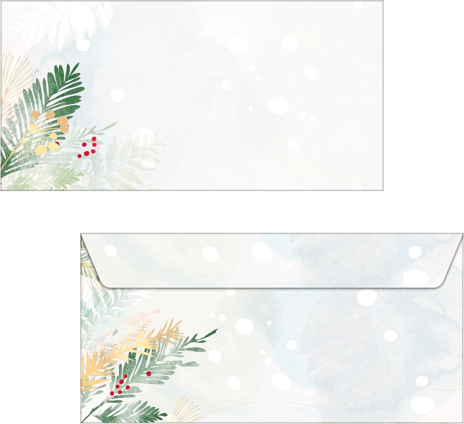 SIGEL DP601 Christmas Motif Papers "Cozy Christmas Watercolor" - Grey - 90 GSM - A4-25 Sheets