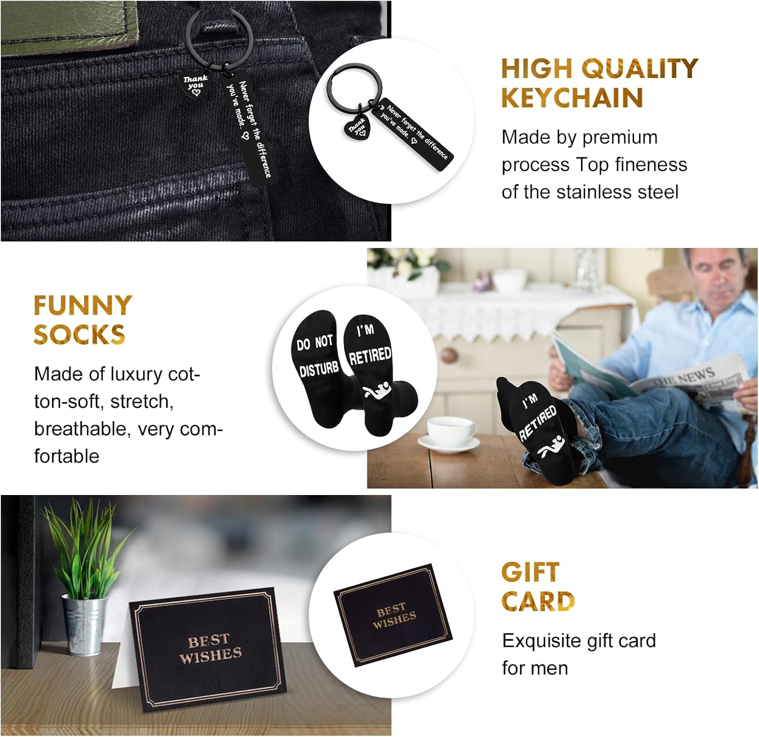 AYGE Retirement Gifts for Men, Coworker, Teachers, Boss, Friends, Dad, Grandpa, Retirees Presents Include Insulated Tumbler, Gift Box for Coworkers, Retired People, Dad - Image 2