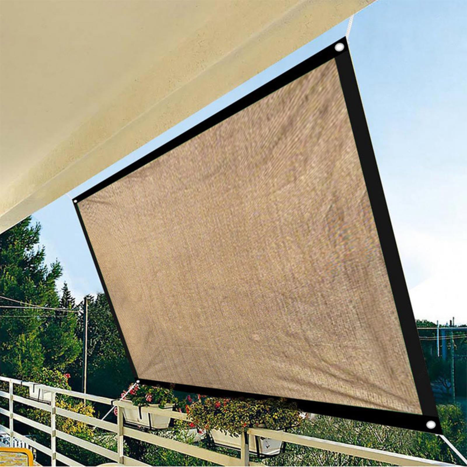 Voile D'Ombrage Rectangulaire 5x6 Mat Voile D'Ombrage A Planter Voile D Ombrage Impermeable Rectangle Bache pour Pergola,5x6m