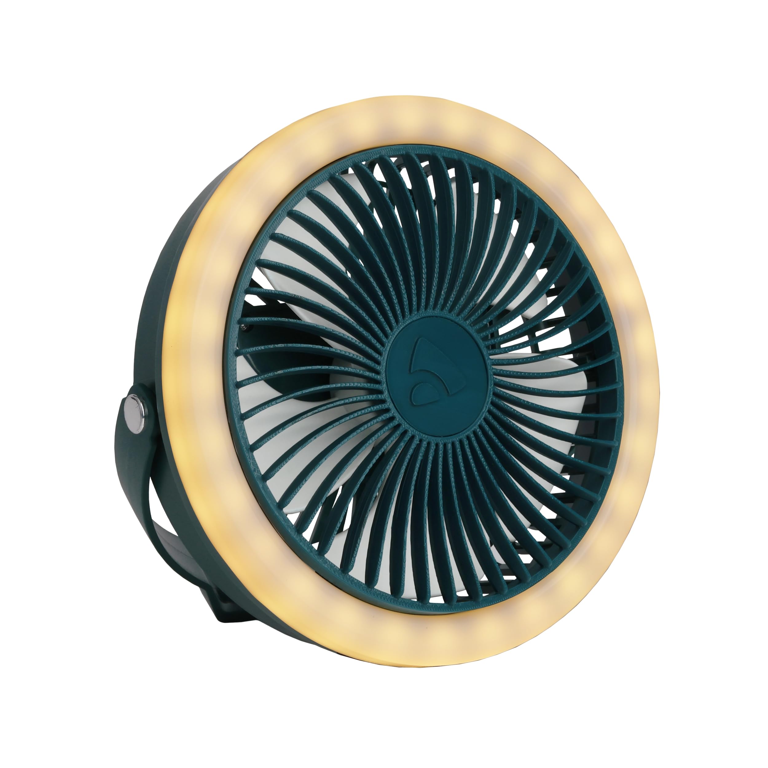 Coghlan's Camping Fan with LED Ring Light – Portable Cordless Rechargeable USB-C Battery Fan with Hanging Hook for Tents, Car, RV, Emergency, Travel, Hiking