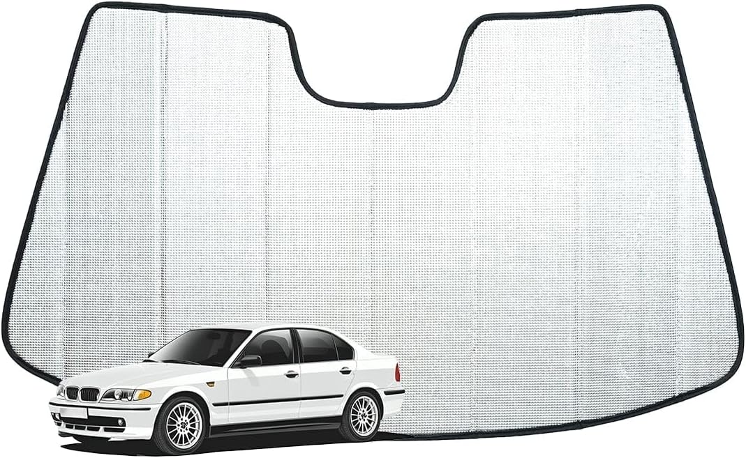 Snap Shades for BMW 3 Series Sedan/Wagon 4th Generation Front Windscreen Sun Shade (E46; 1998-2006)