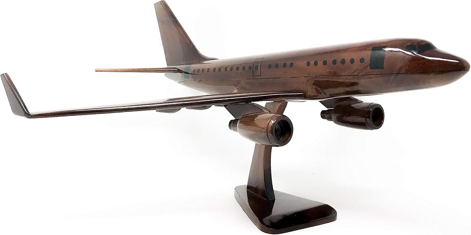 Boeing 737 Airplane Wood Model