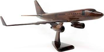 Boeing 737 Airplane Wood Model