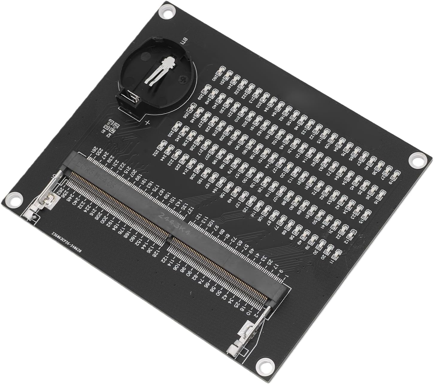 Bardzo Dokładny Tester Gniazd Pamięci RAM DDR5 i Analizator Diagnostyczny z Diodami LED dla Ekspertów Zajmujących się naprawą Komputerów