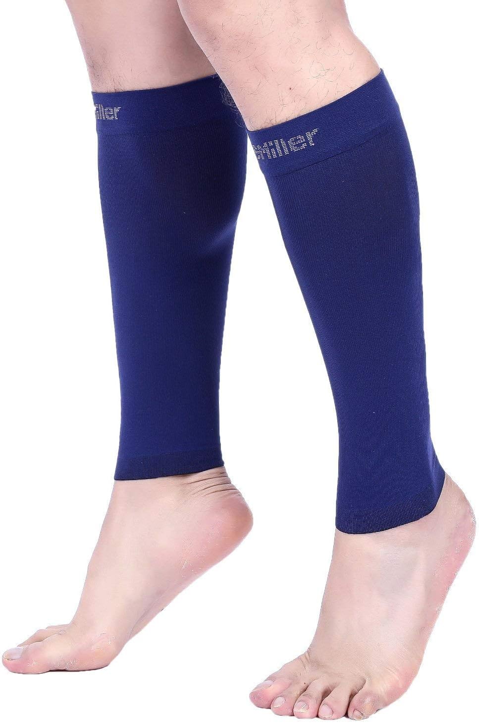 Doc Miller Compression Calf Sleeve for Men & Women – 20-30mmHg Graduated Support for Running, Shin Splints, Calf Strain – Knee High, Small to 6XL Plus Size - Image 4