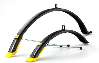 Simpa Ubiquit - Guardabarros Unisex para Adulto (28"), Color Negro y Amarillo