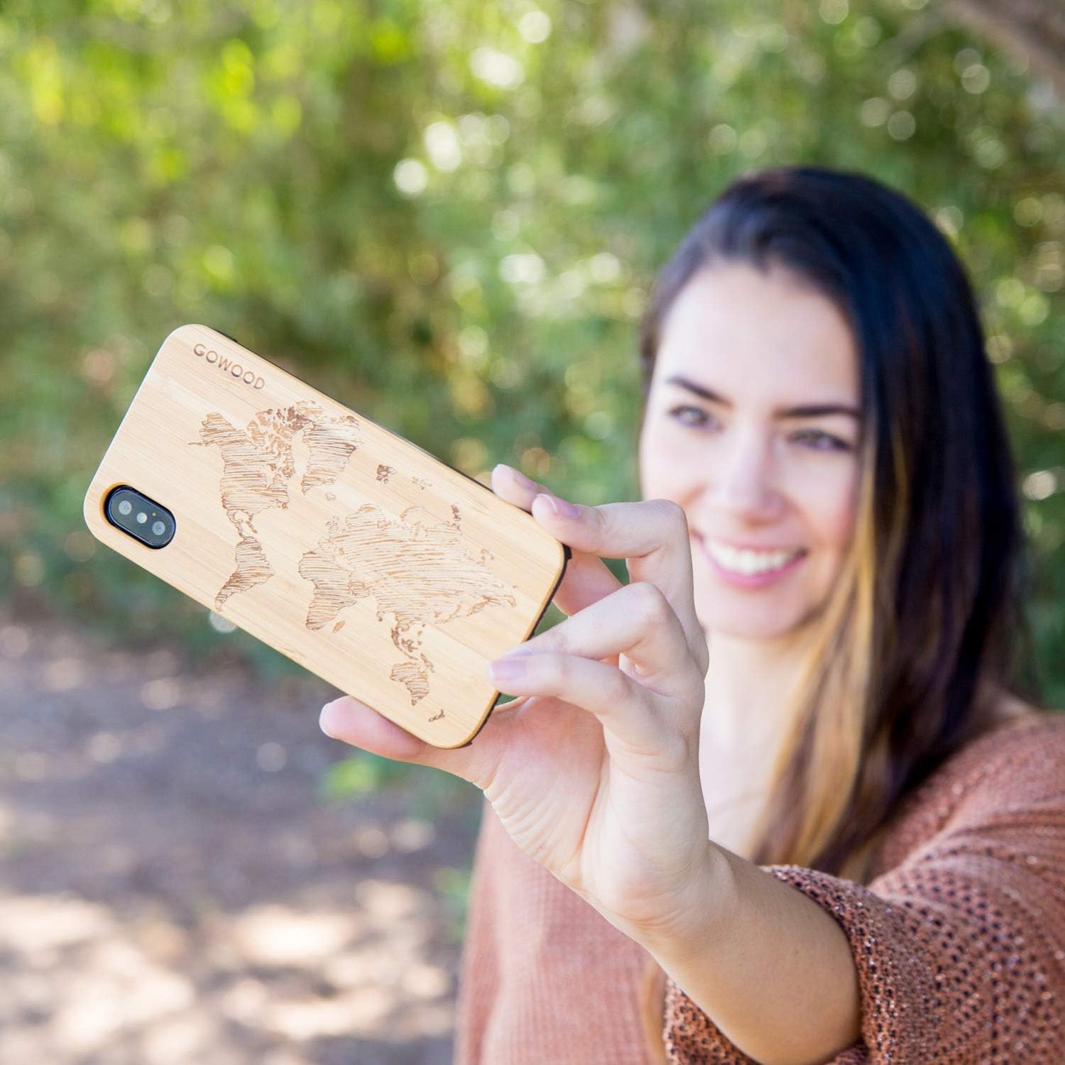 Nеw Prоduсt Wood Case for iPhone XR | Real Bamboo World Map Engraved Wooden Backplate with Polycarbonate Protective Bumper and Shock Absorbing Rubber Coating for Optimal Protection GOWOOD 80% оƒƒ Dіѕсоunt Wood Case for iPhone XR | Real Bamboo World Map Engraved Wooden Backplate with Polycarbonate Protective Bumper and Shock Absorbing Rubber Coating for Optimal Protection GOWOOD