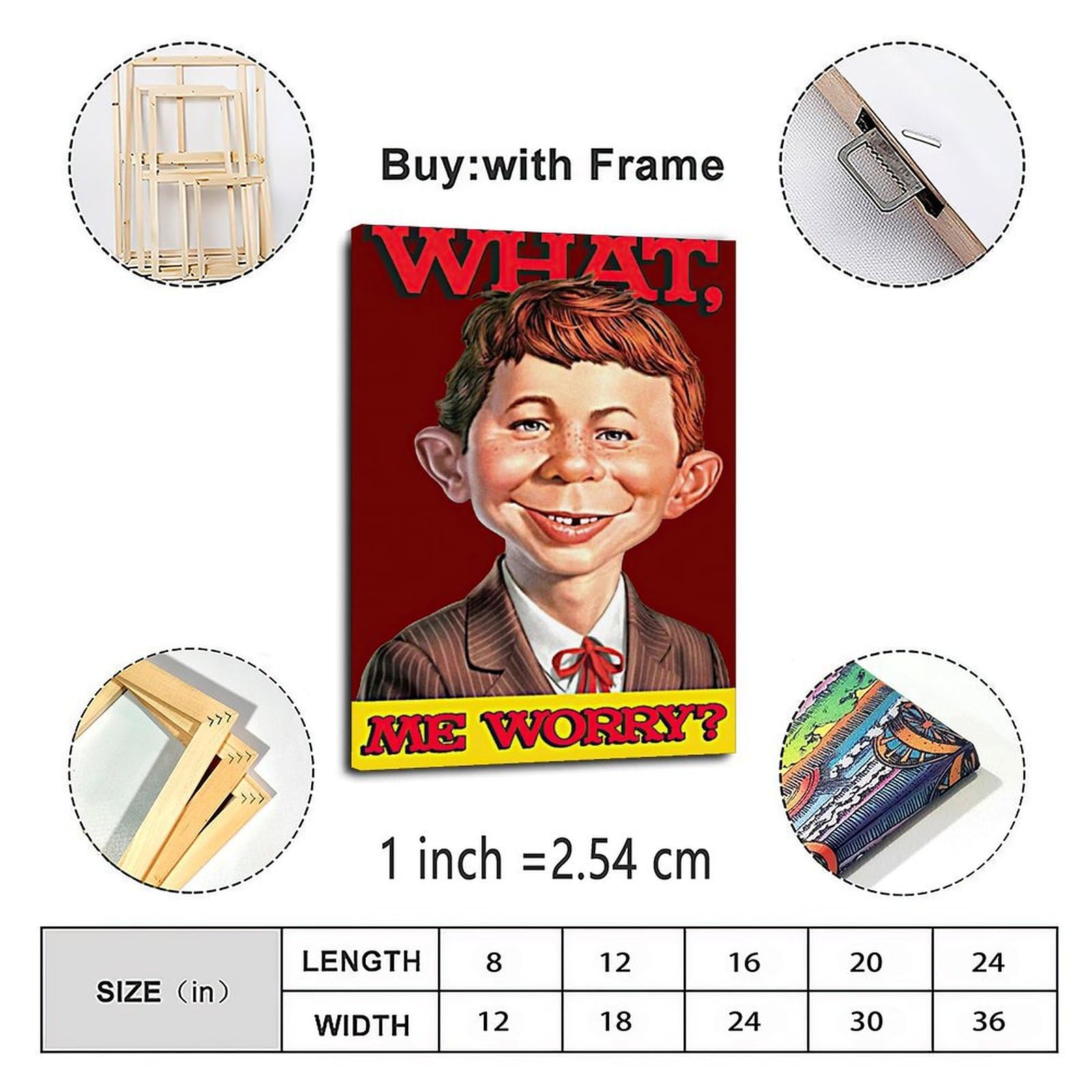Amazon.com: What, Me Worry Vintage Alfred E. Neuman Poster Art