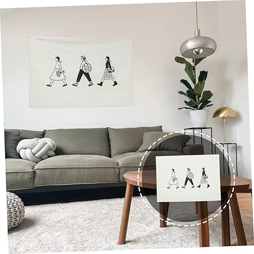 Miniatura 8 de Yardwe 3pcs Tapestry Wall Ornament Party Prop Children Room Pendant Flags for Room Teen Wall Hanging Blanket Room Decor Wall Decor Bedroom Wall