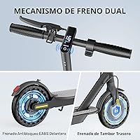 Vista 4 de Maxshot Electric Scooter, 350W/500W Powerful Motor, 19-22 MPH Max Speed, 15-28 Miles Range, Foldable escooter with Dual Braking Systems, Smart APP