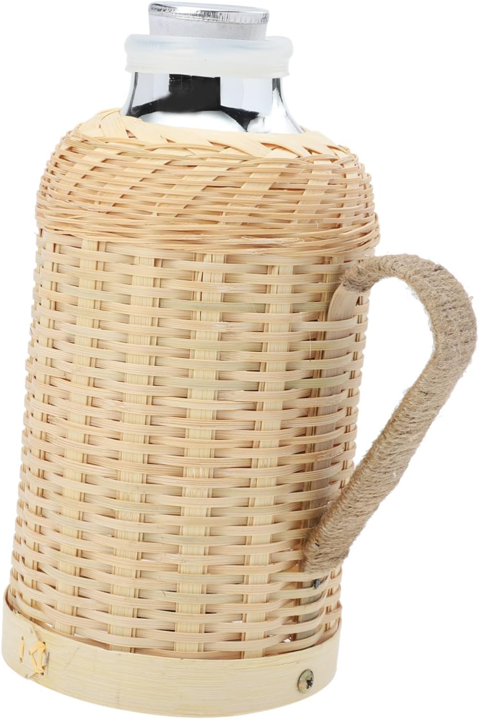 SOLUSTRE Traditional Hand Made Thermal Kettle with Cover Vintage Style Water Bottle for Home Use Capacity Easy to Clean for Hot Water and Tea