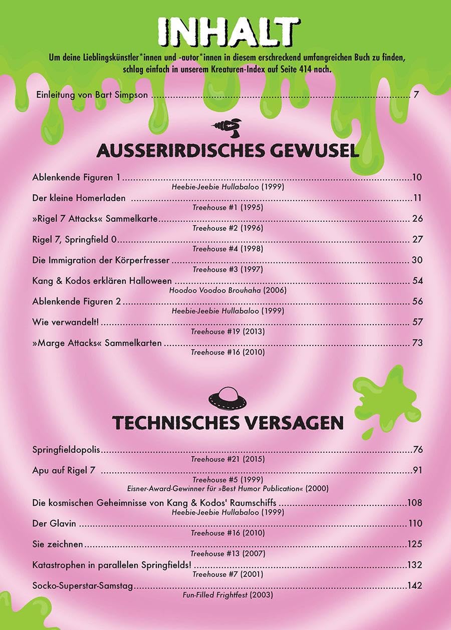 The Simpsons: Treehouse of Horror Necronomnibus. Band 1: Grusel-Spektakel & Glibber-Tentakel