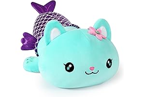 Onsoyours Kawaii Mermaid Cat Plush