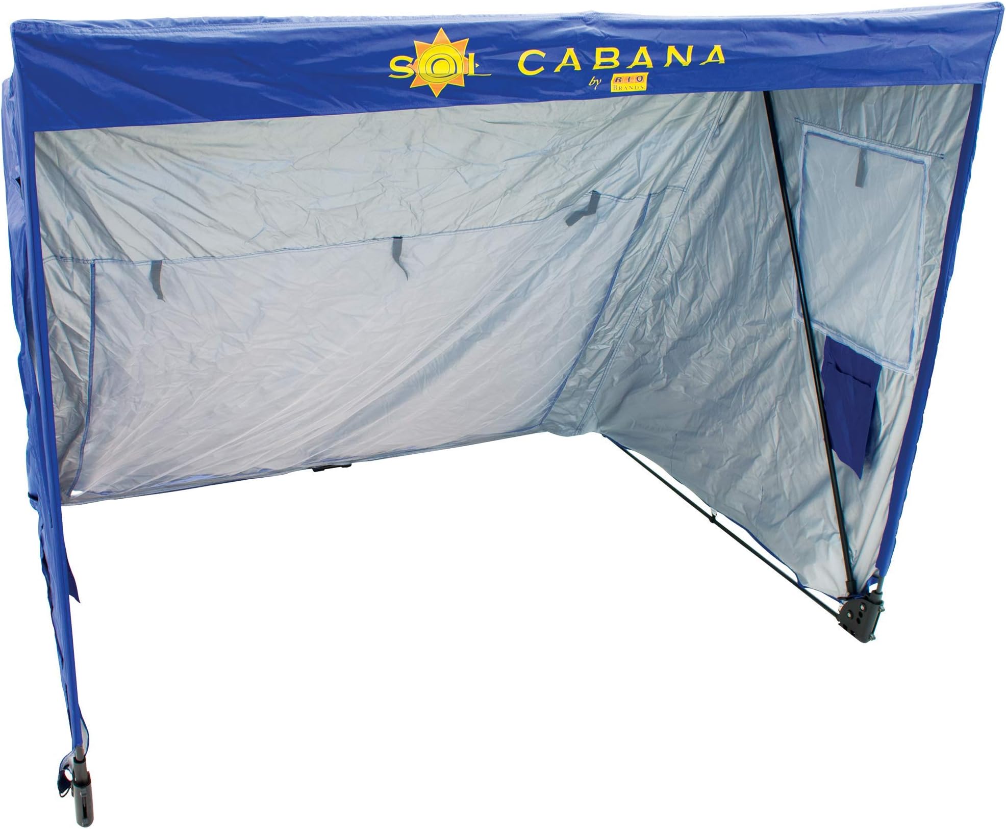 Beach Sol Cabana Portable Sun Shade Tent, Standard, Blue, Model:ACAB101-1