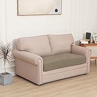 Vista 446 de Easy-Going Fundas Elásticas de 3 Piezas para Cojines de Sofá para Sofá Seccional Izquierdo/Derecho en Forma de L Chaise Lounge Funda de Asiento