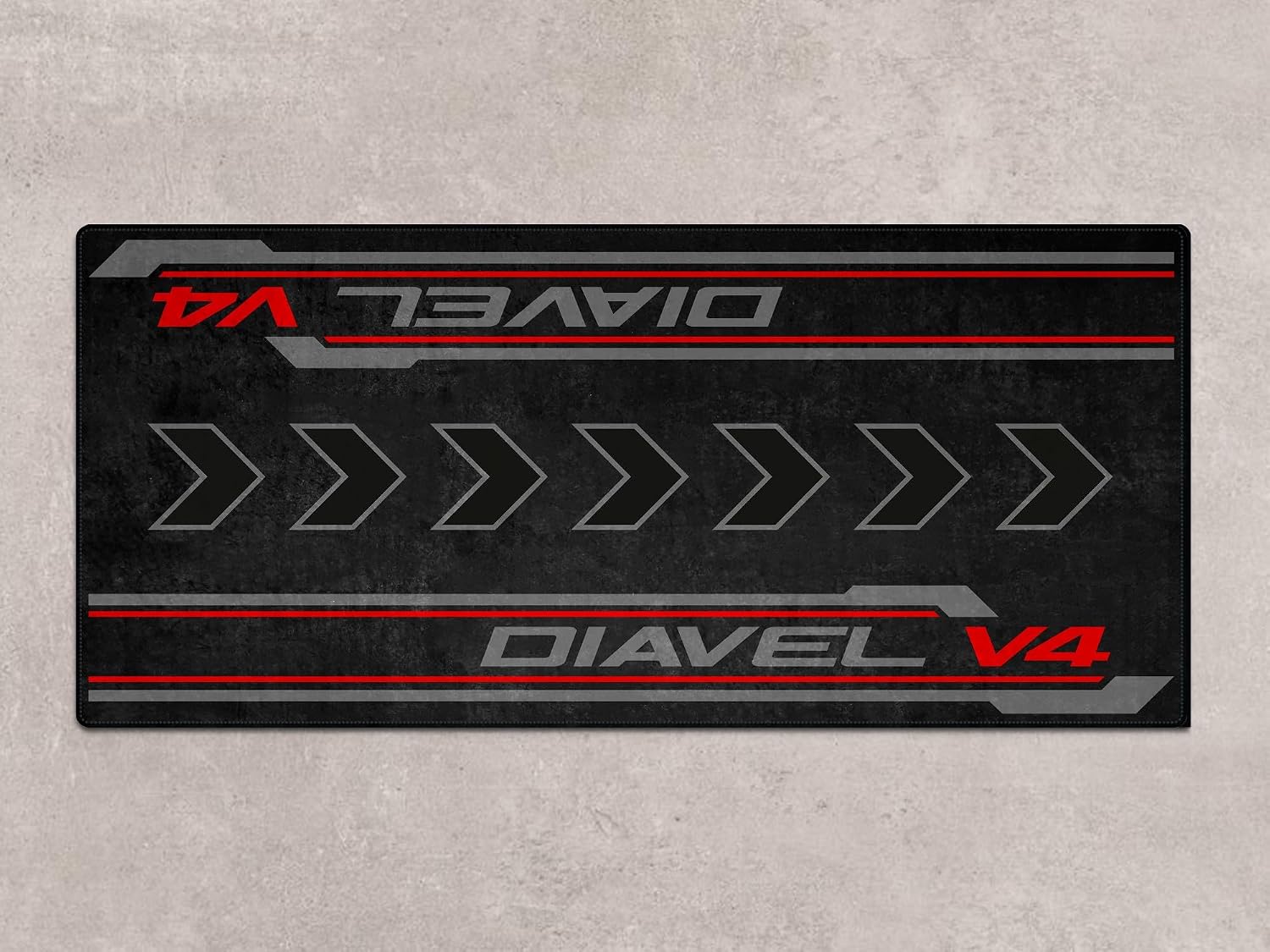 Parking Mat for DIAVEL V4 Motorcycle Models, Display and Pit Mat, Washable Non-Slip Garage and Showroom Floor Mat, Rug (Triple Black, Size 1 : 86.6 x 39.4/220 x 100 cm)