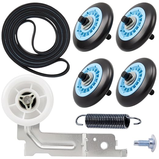 Upgraded Sam-Sung Dryer Repair Kit for Samsung Dryer Roller Replacement Kit