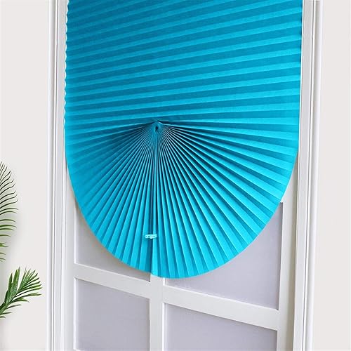 Miniatura 8 de Meoliny rdless - Persianas plisadas autoadhesivas de fijación rápida para baño, color azul, 23.62 x 70.87 pulgadas